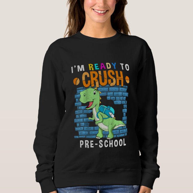 Barns krosförskoleförskola första dagen av förskol t shirt (Framsida)