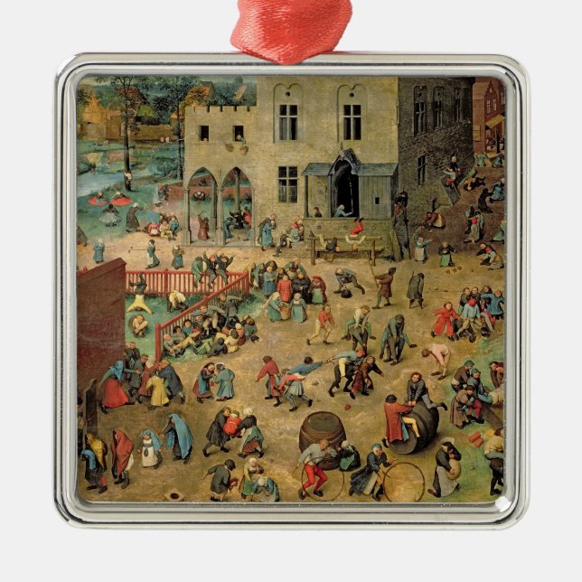 Barns lekar, 1560 julgransprydnad metall (Framsidan)