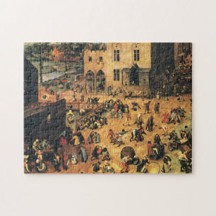 Barns lekar Bruegel Midieval Pussel
