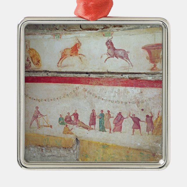 Barns lekar julgransprydnad metall (Framsidan)