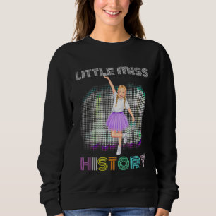 Barns lilla miss Historik Månad Cute Girls Dotter T Shirt
