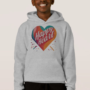 Barns Lycklig Heart T Shirt