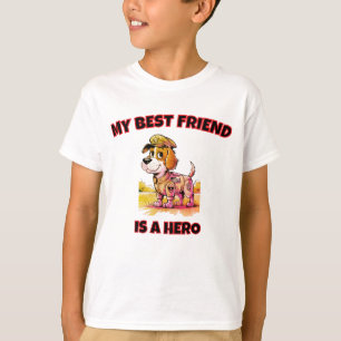 Barns militära T-shirt