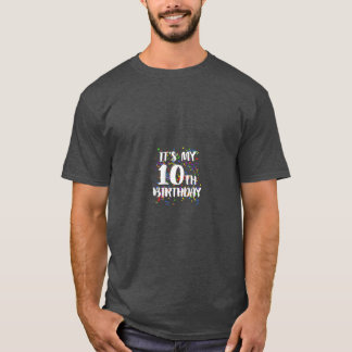 Barns min 10:e födelsedag Grattis på födelsedagen T Shirt