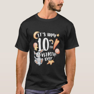 Barns min 10:e födelsedag Grattis på födelsedagen  T Shirt