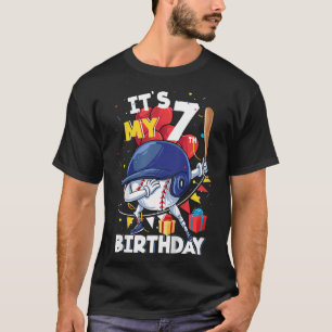 Barns min 7:e-födelsedag 7 år gamla basket t shirt