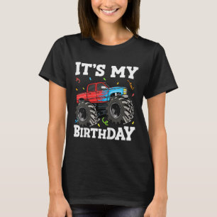 Barns min födelsedag Monster Lastbil födelsedag T Shirt