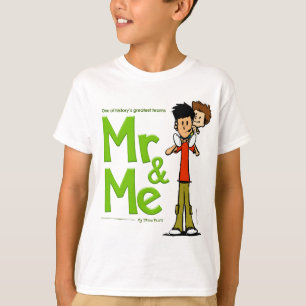 Barns Mister & mig teckenutslagsplats T Shirt