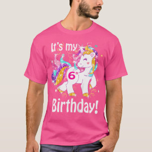 Barns mitt 6e-födelseleflygfartyg (6 år gammalt) t shirt