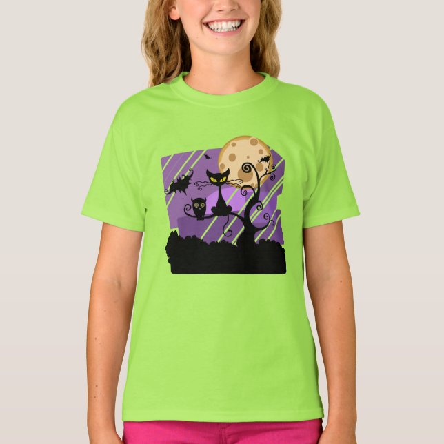 Barns Mode Halloween-taloky Night T Shirt (Framsida)