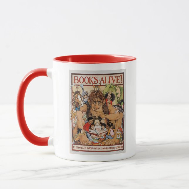 Barns mugg 1980 för bokvecka (Vänster)