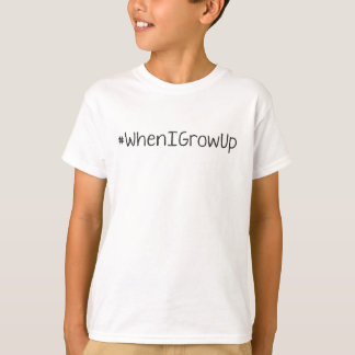 Barns #NärIGrowUp-skikt T-shirt