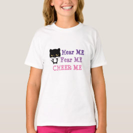 Barns Novelty HÖR MIG RÄDD MIG ATT CHEER MIG T Shirt