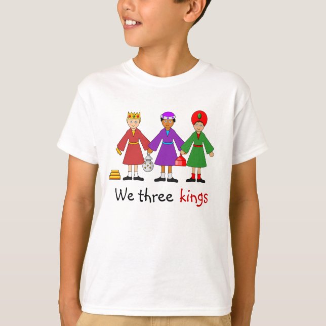 Barns nyskapande - Vi tre kung Tee Shirt (Framsida)