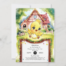 Barns Pastel Chicken Birthday