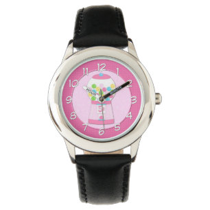 Barns Rosa Bubblegum Maskin Wrist Watch Armbandsur