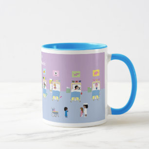 Barns sjukhussalanpassade mugg