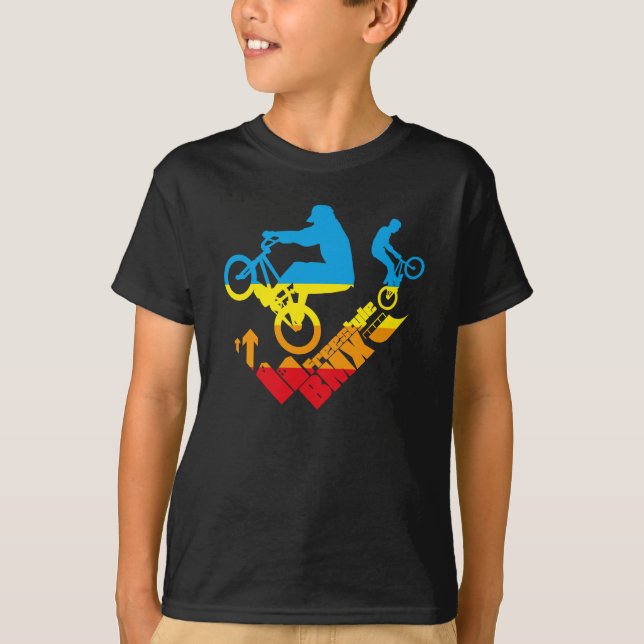 Barns skjorta för fristil BMX T Tee Shirt (Framsida)