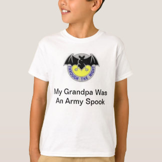 Barns skjorta för morfar för byrå för armésäkerhet tee shirt