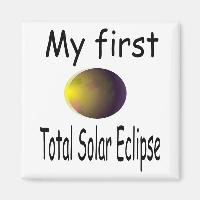 Barns solarier Eclipse Mitt första totala solariek Magnet (Framsidan)