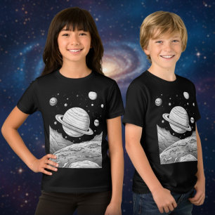 Barns Space Äventyr T-Shirt