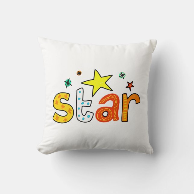 Barns stjärna Pillow Kudde (Framsida)