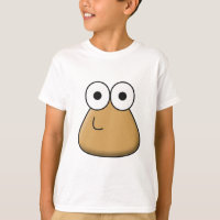 Barns T-shirt - Lycklig Baby Pou