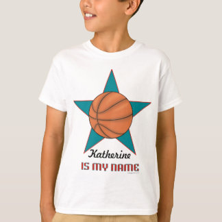 Barns T-tröja för personligbasket Tee