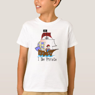 Barns T-tröja för piratfrakt T Shirt