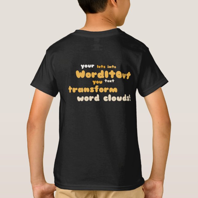 Barns Toppar: bakåtlayout T Shirt (Baksida)