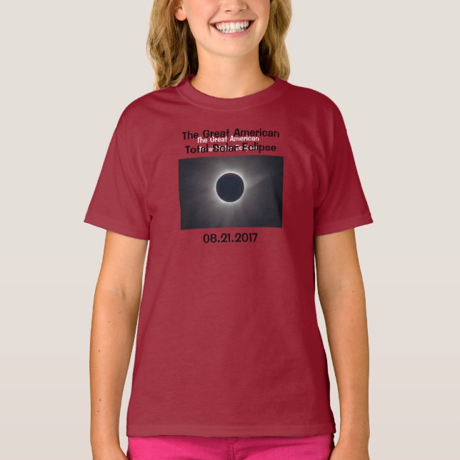 Barns totala solariska Eclipse T-Shirt (Framsida)