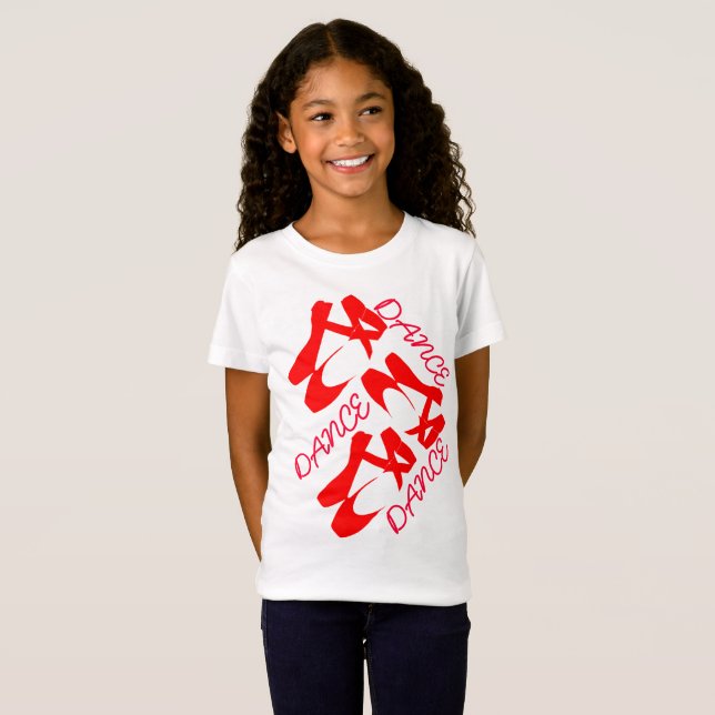Barns uttryckssamling -Girls T Shirt (Hel framsida)