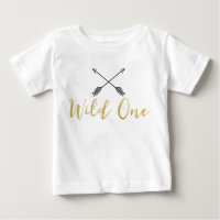 Barns Vild en pilar Faux guldfoil Shirt