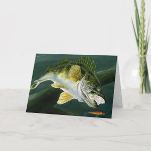 Barns vinnande verk: walleye helgkort