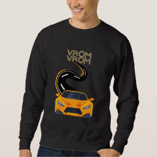 Barns Vrom-bil Leksak för pojkar Lång Ärmad Tröja