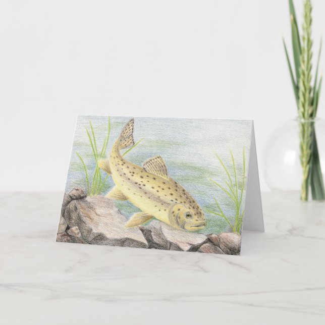 Barns Winning Artwork: apache trout Helgkort (Framsida)