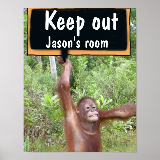 Barnsängs Behålla ut Sekretess SIgn Poster (Framsidan)