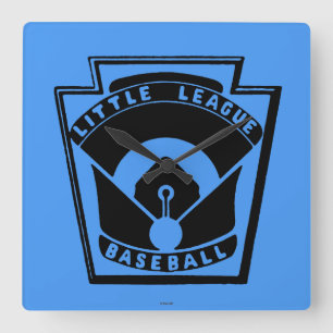Barnserien i basebollbaseball fyrkantig klocka