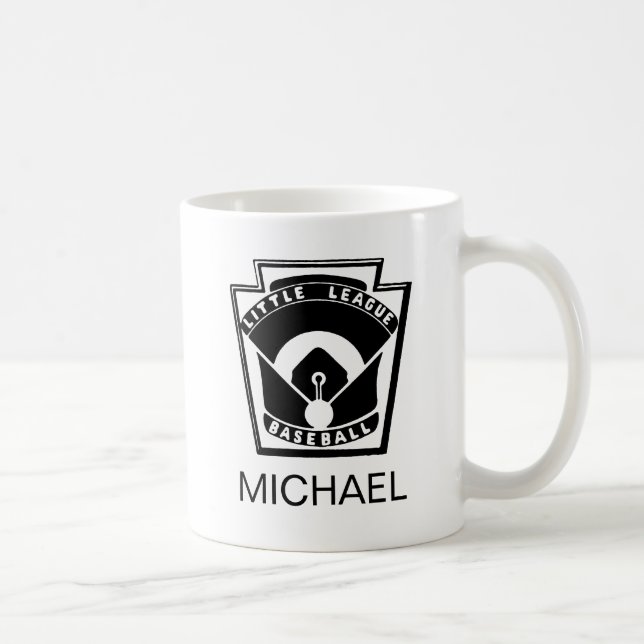 Barnserien i basebollbaseball kaffemugg (Höger)