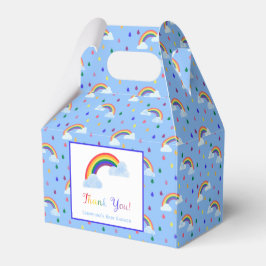 Barnshämmare för Bright Rainbow Rain Drop Sprinkle Presentaskar