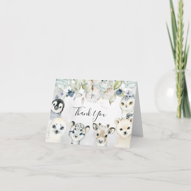 Barnshuggare för arktiska vinterdjur - tack för di (Framsida)