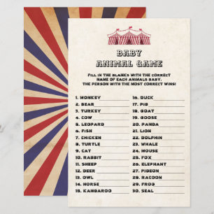 Barnshuggare för baby djur-spel circus-karnival Re