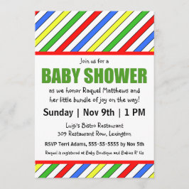 Barnshuggare för primärt Färg i Rand Inbjudningar