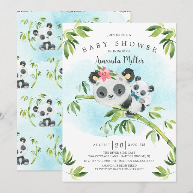 Barnshuggare för reklamburk för skräpor inbjudningar (Fram/baksida)