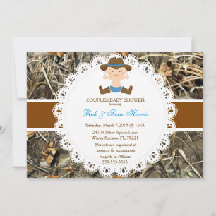 Barnshuggare i Rustic Land Vintage Inbjudan