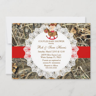 Barnshuggare i Rustic Land Vintage Inbjudan