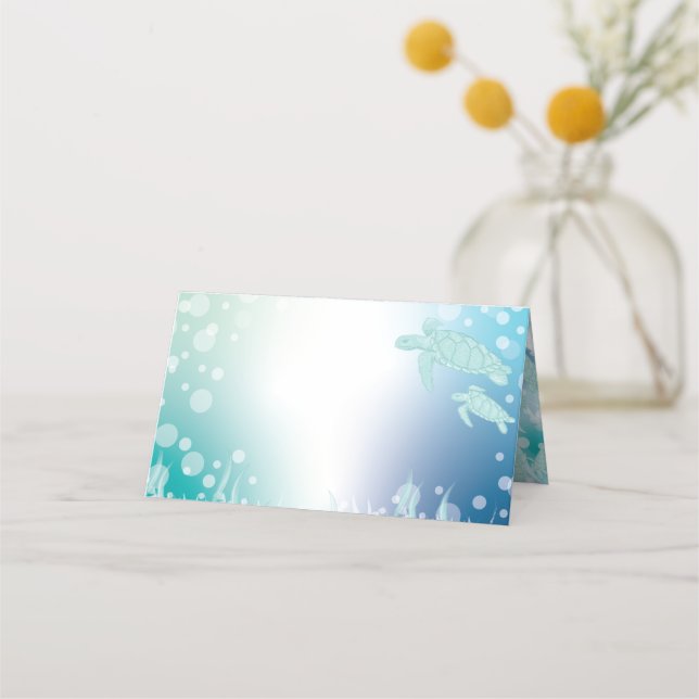 Barnshuggare under havet placeringskort (Framsida)