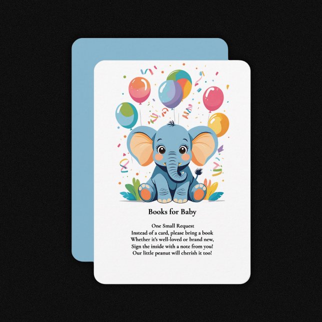 Barnshusare för Baby Elephant Balloons Tilläggskort (Skapare uppladdad)