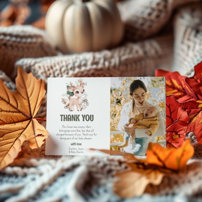 Barnshusare för Cute Woodland Friends Tack Kort (Skapare uppladdad)