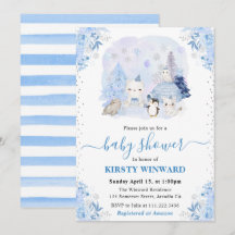 Barnshusare för vattenfärgsvinterarktiska djur